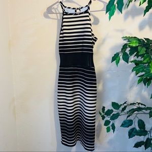 Stripped Bodycon Dress